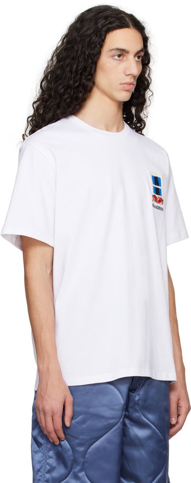 Тениска JW Anderson JW Anderson Window Embroidered T-Shirt Бяло | JT0277-PG1510, 1