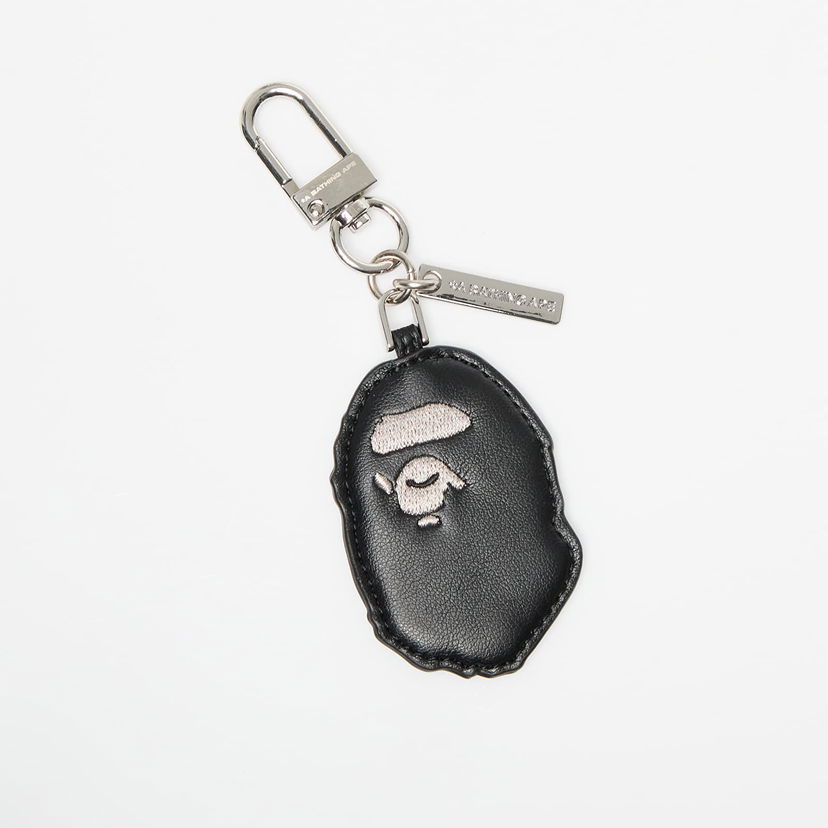 Ключодържатели BAPE Ape Head Pu Leather Keychain M Black Universal Черно | 001GDK801017M BLK