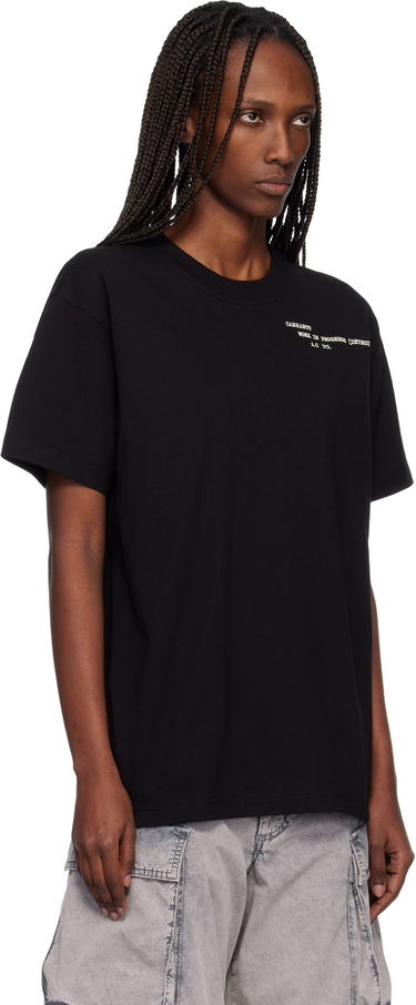 Тениска Carhartt WIP Work In Progress Punched T-shirt Черно | I036006 89XX, 1