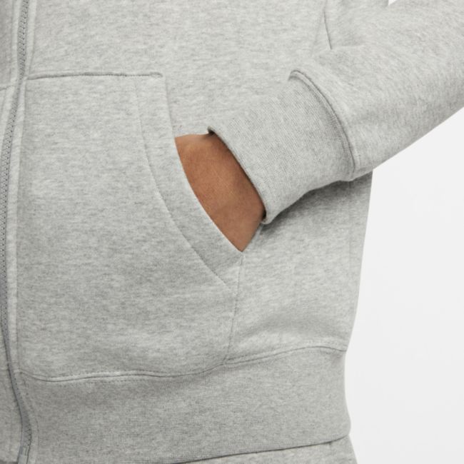 Суитчър Nike Sportswear Club Fleece Full-Zip Hoodie Сиво | DQ5471-063, 1