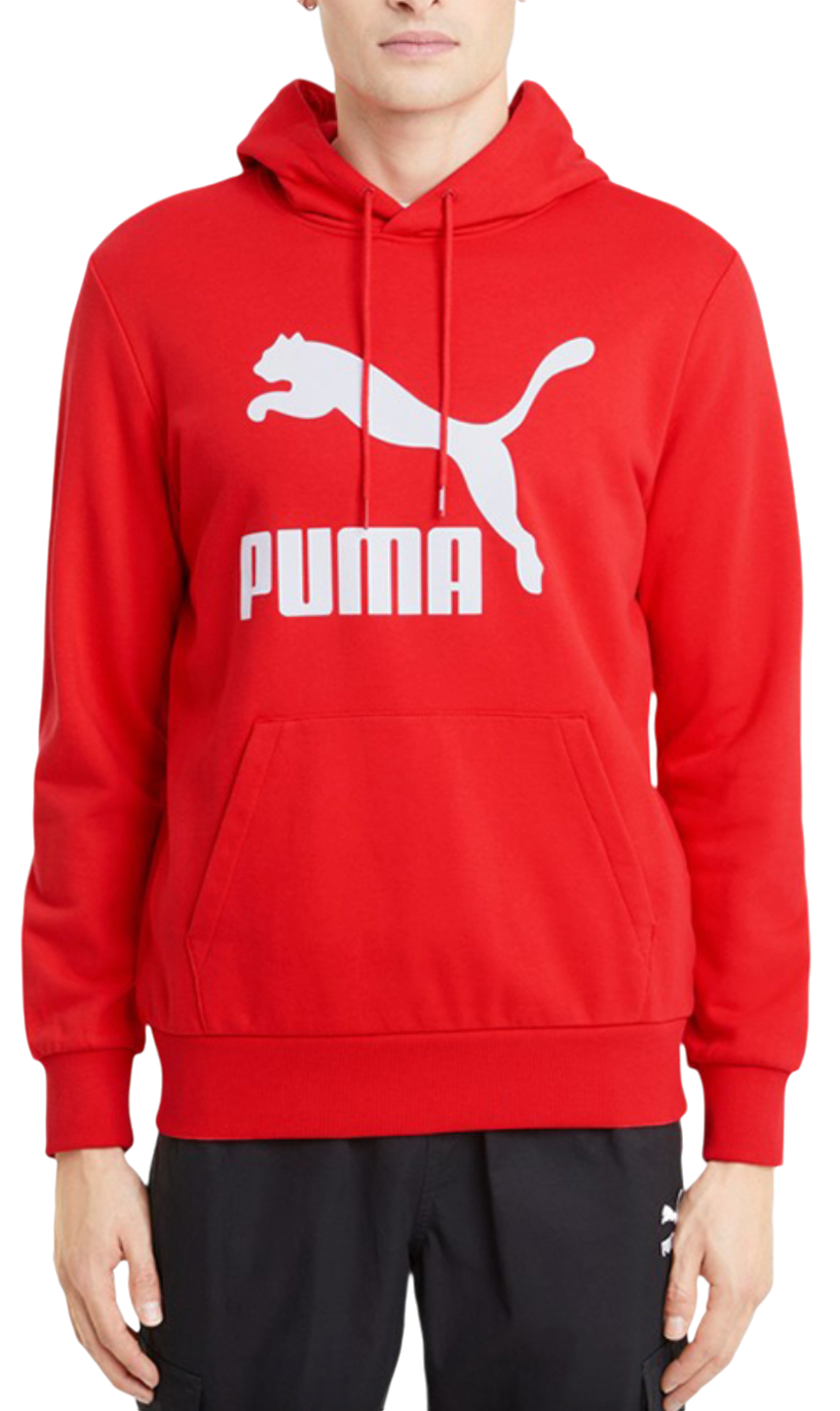 Суитчър Puma Classics Logo Hoodie Червено | 53008411