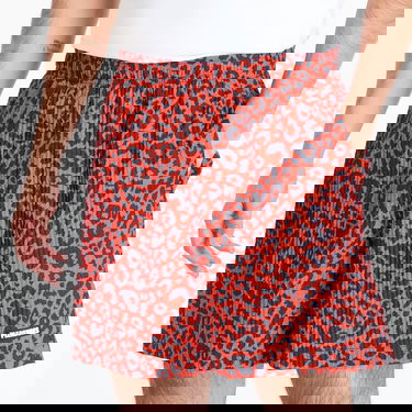 Къси панталони Pleasures Pleasures Leopard Active Shorts Червено | P25SU033 RED, 3
