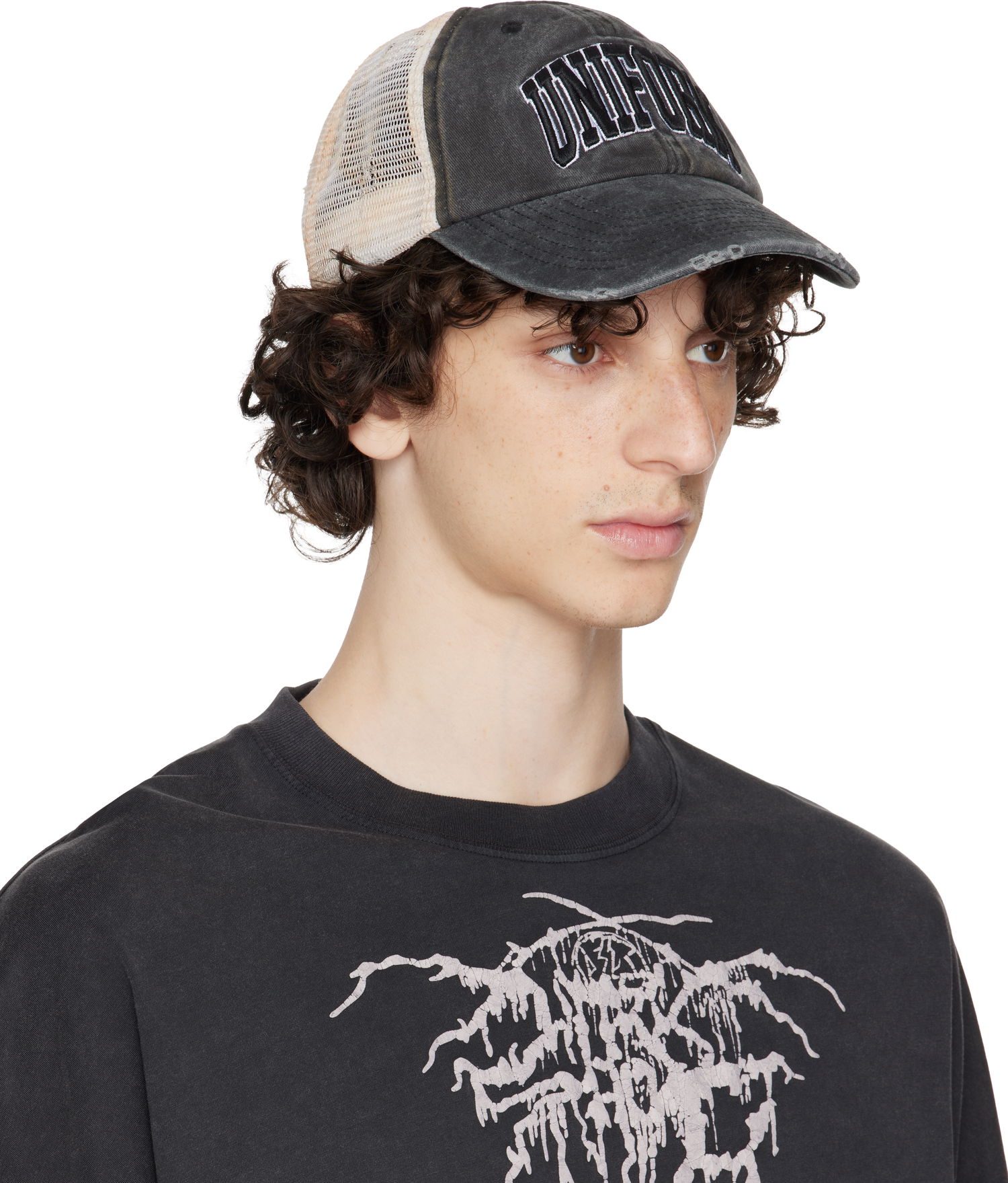 Шапка с козирка 032C 032c 'Lucky Strike' Trucker Hat Сиво | S25-UAW-3102-050, 1
