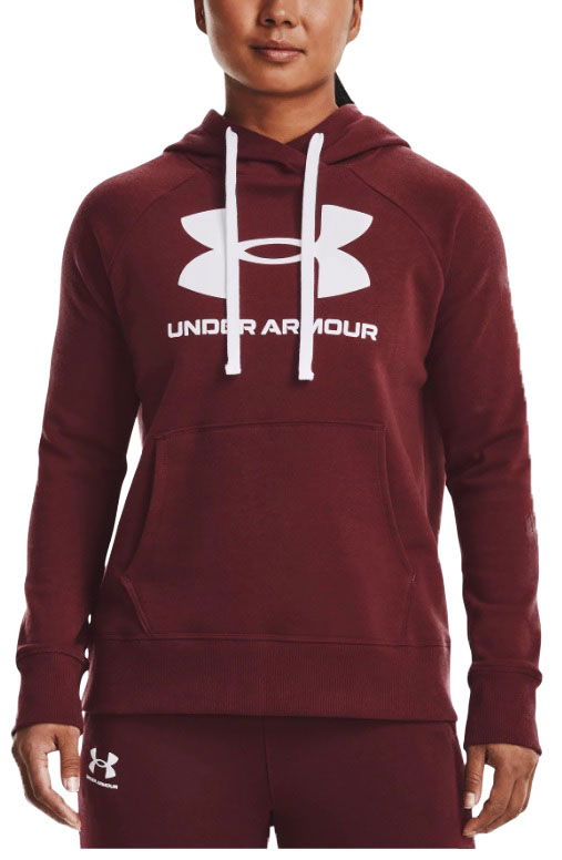 Суитчър Under Armour Rival Hoodie Бургунди | 1356318-690, 0