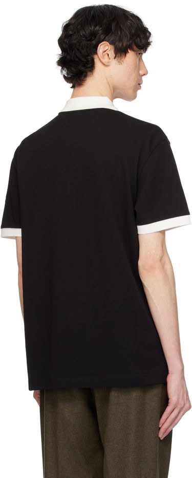 Поло тениска Moncler Archivio Short Sleeve Polo Черно | K10918A0000589A16, 2