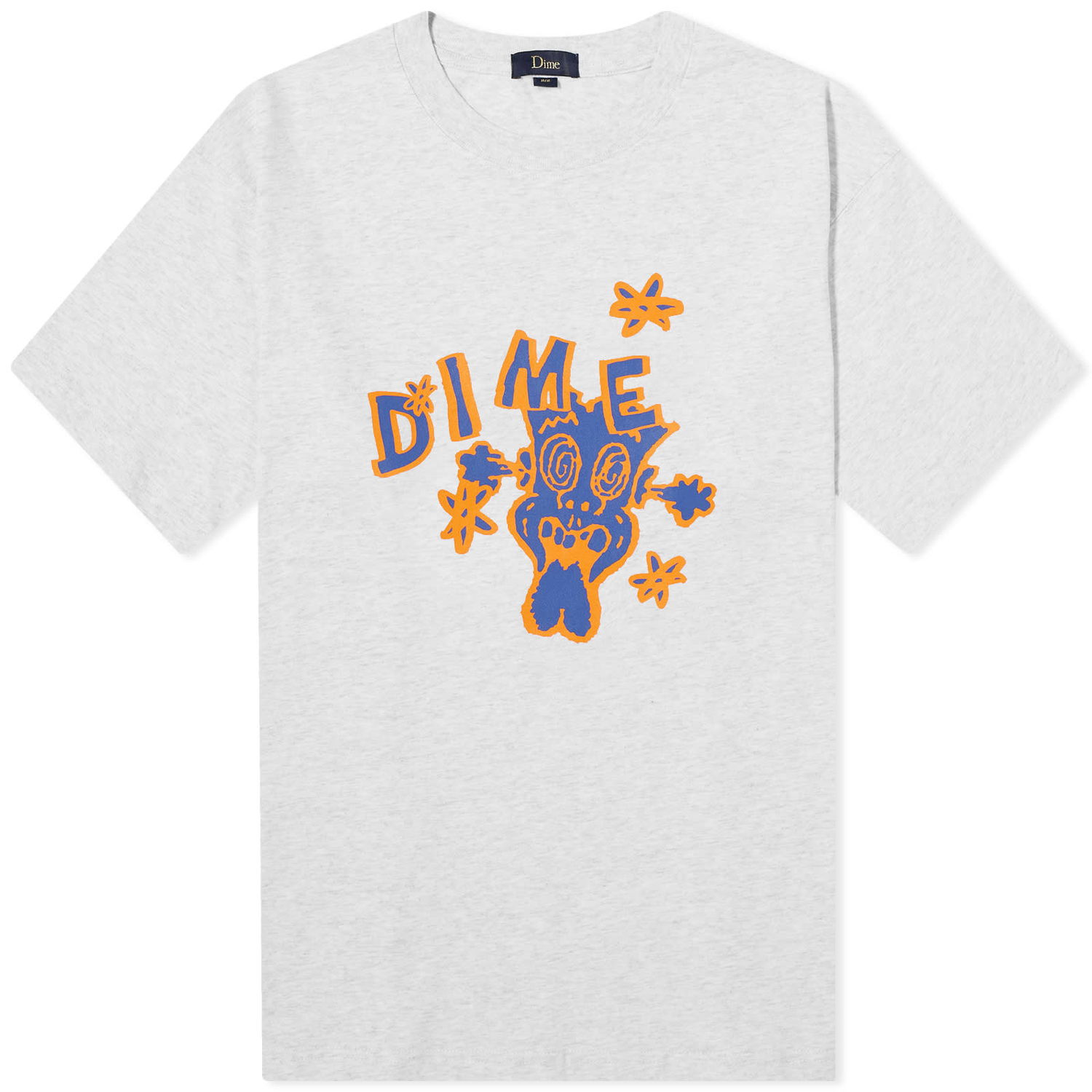Тениска Dime ISO T-Shirt Бяло | DIMESP2428ASH, 0