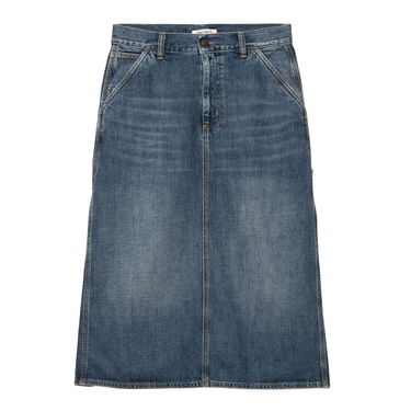 Пола Carhartt WIP Single Knee Denim Skirt Синьо | I034224_8, 0