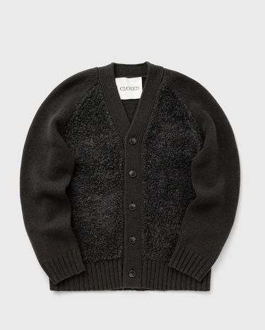 Пуловер CLOSED V-Neck Button-Front Mixed-Texture Cardigan Черно | C86448-93Q-22-164, 0