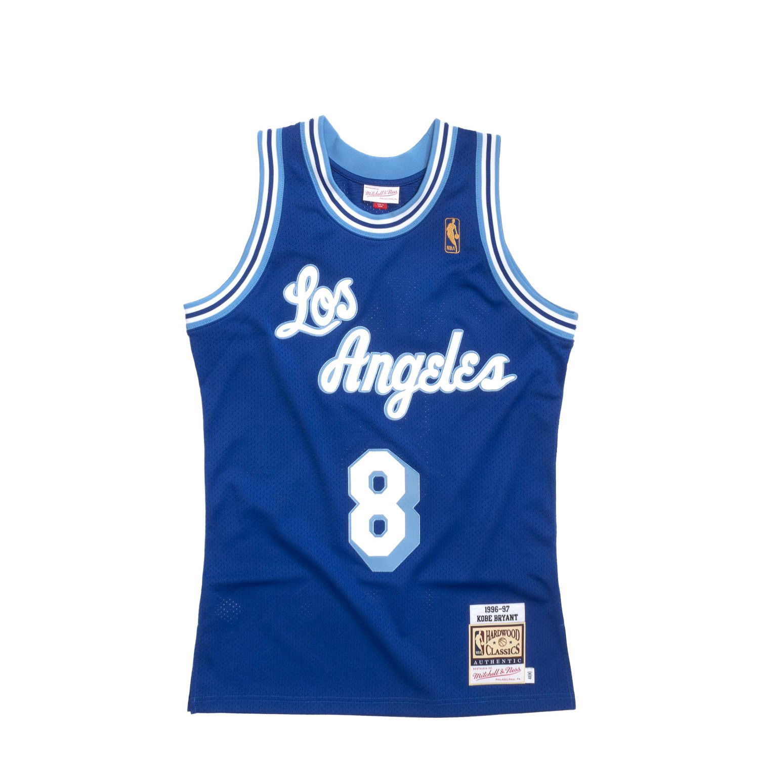 Фланелка Mitchell & Ness NBA AUTHENTIC JERSEY LOS ANGELES LAKERS ALTERNATE 1996-97 KOBE BRYANT #8 Синьо | AJY4GS18090-LALROYA96KBR, 0