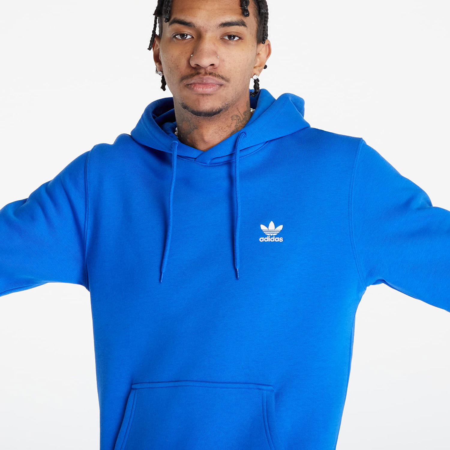 Суитчър adidas Originals Trefoil Essential Hoodie Тюркоазено | IR7787, 1