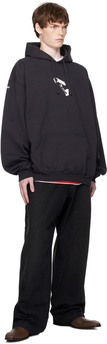 Суитчър VETEMENTS Vetements 'CCTV' Oversized Hoodie Черно | UH76HD440B, 3