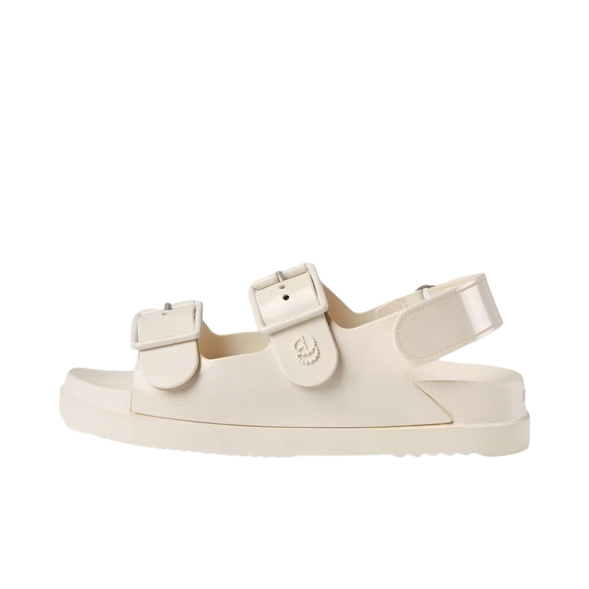 Кецове и обувки Gucci Mini Double G Sandal Бяло | _660243 J8700 9050