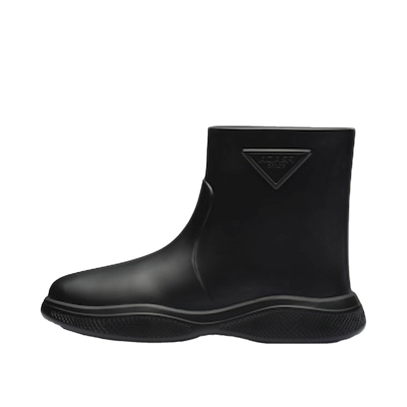 Кецове и обувки Prada Pull-On Rain Booties Black Rubber Черно | 1T859M_3LKD_F0002_F_025