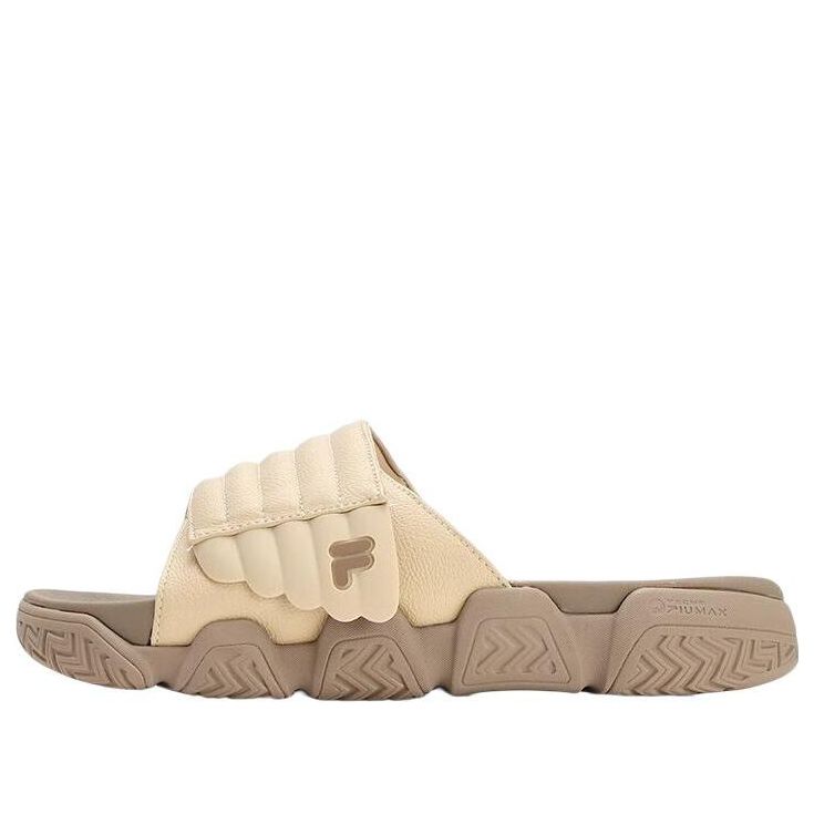Кецове и обувки FILA Fusion Lifestyle Comfort Slides Бежово | T12M321507FGG, 0