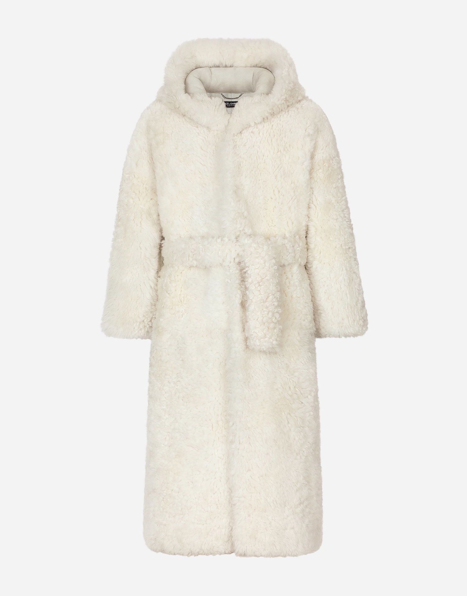 Палта Dolce & Gabbana Dolce & Gabbana Shearling Hooded Coat Бяло | G041ILFUP7ZW0001, 0