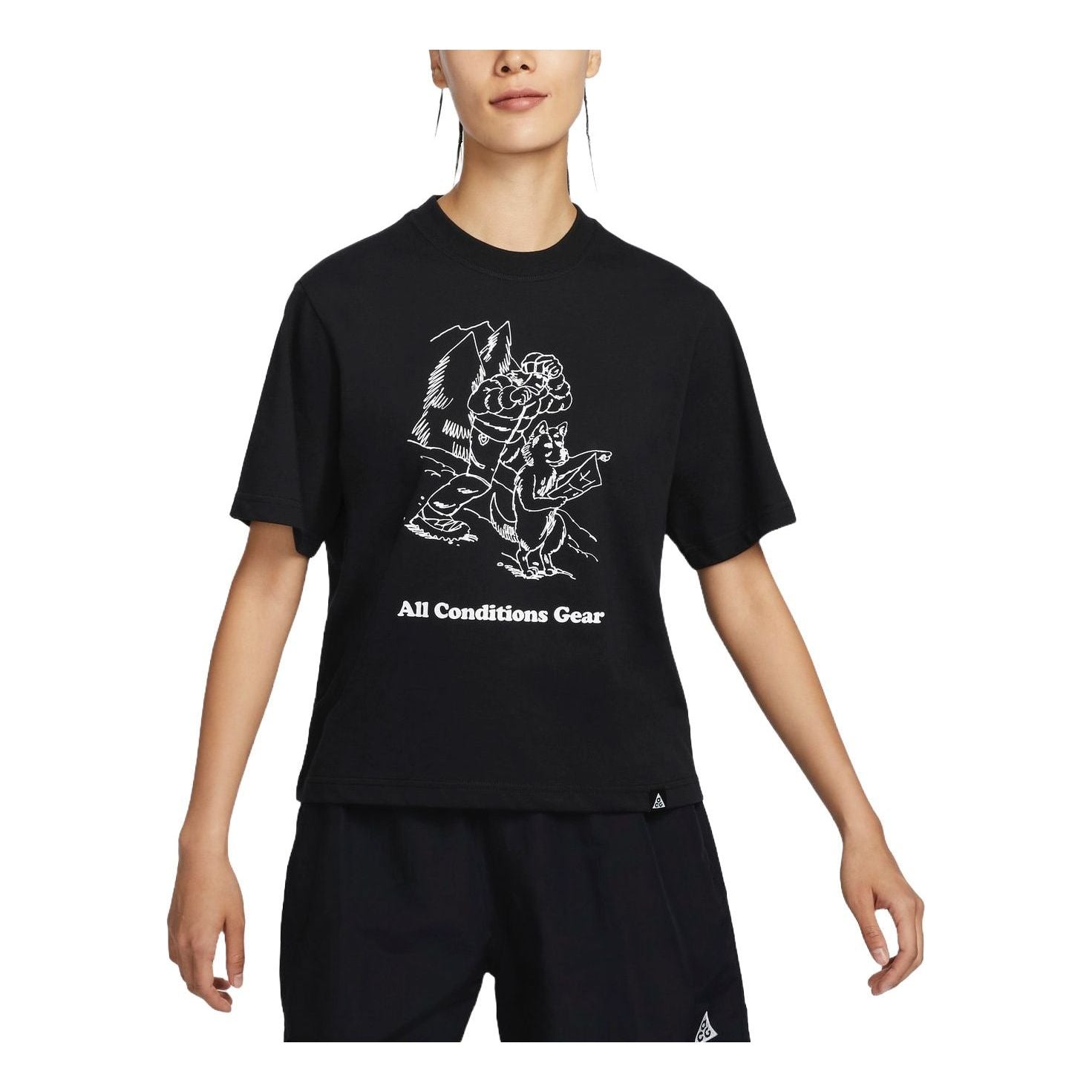 Тениска Nike ACG Loose Graphic T-Shirt Черно | FV7326-010, 0