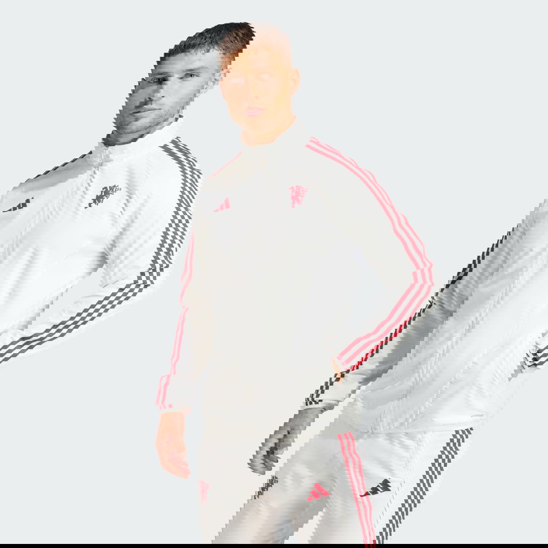 Яке adidas Performance Manchester United Anthem Jacket Бяло | IU1826, 1