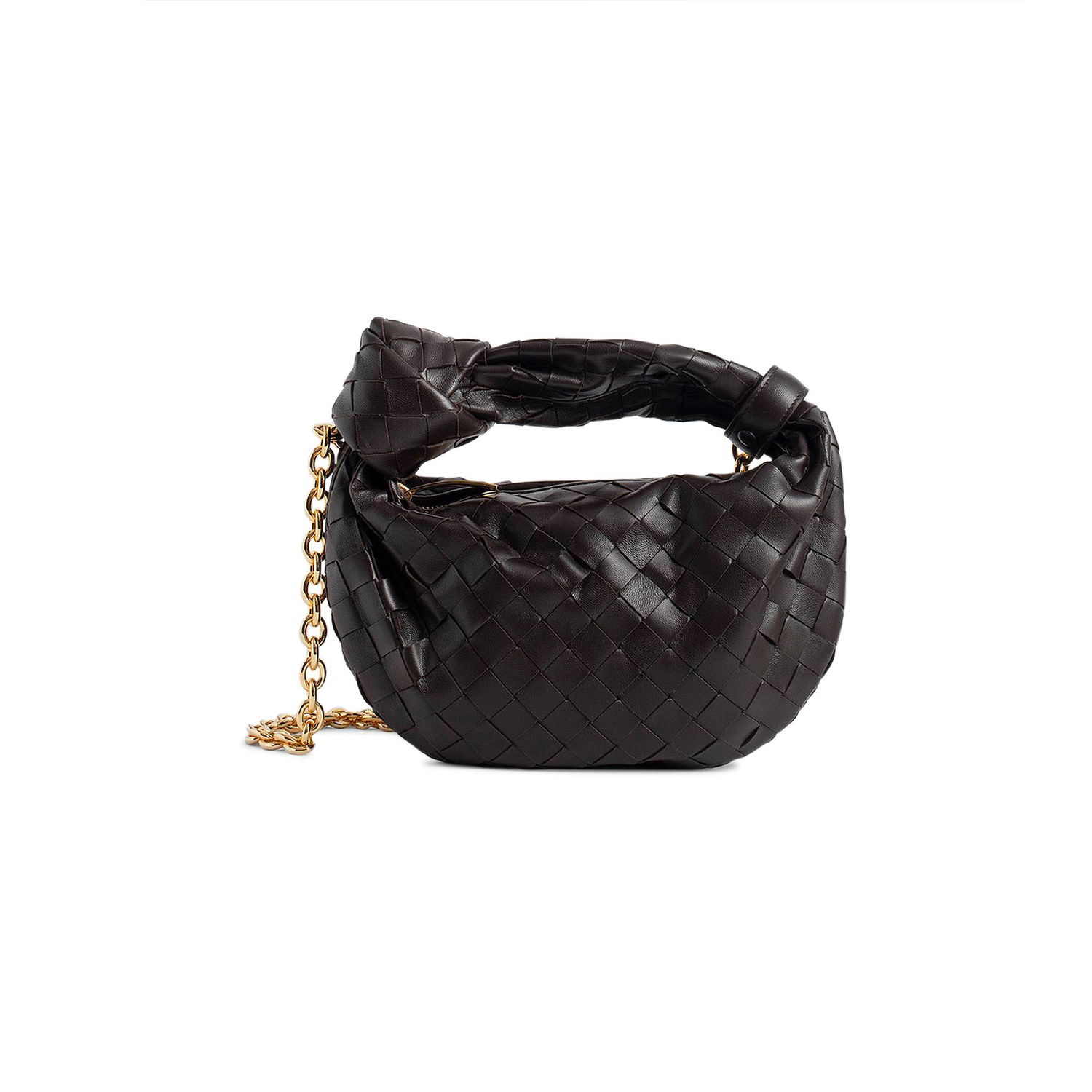 Дамска чанта Bottega Veneta Mini Jodie Chain Bag Черно | 709562 VCPP1 2127, 1
