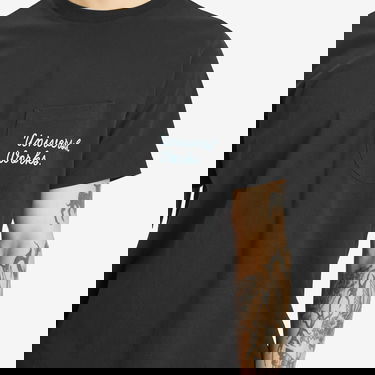 Тениска Universal Works Universal Works Pocket Tee, Size Medium Черно | 32635-BLK, 5