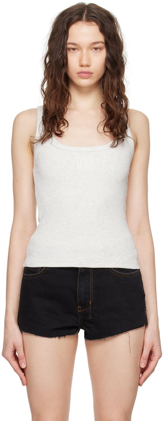 Потник Ksubi Stacked Origin Tank Top Бяло | WPS24TA002, 0