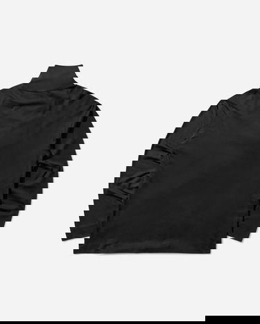 Тениска Dries Van Noten Mock Neck Long Sleeve T-Shirt Черно | 252-021115-2603 900, 0