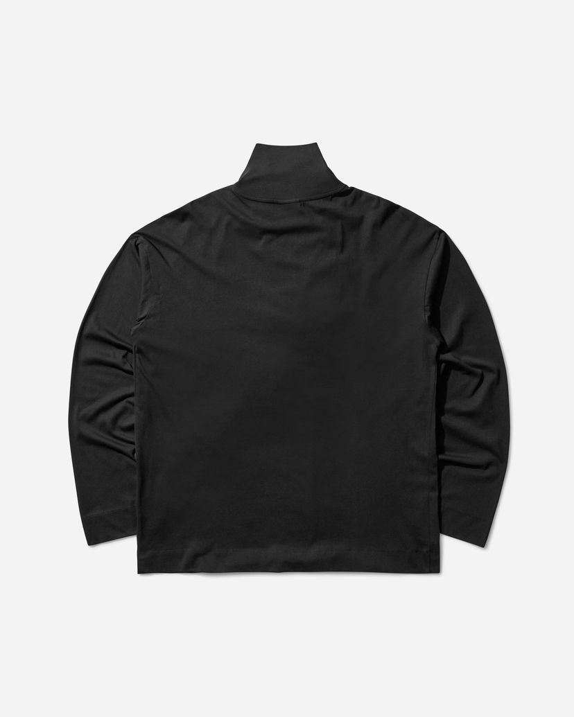 Тениска Dries Van Noten Mock Neck Long Sleeve T-Shirt Черно | 252-021115-2603 900