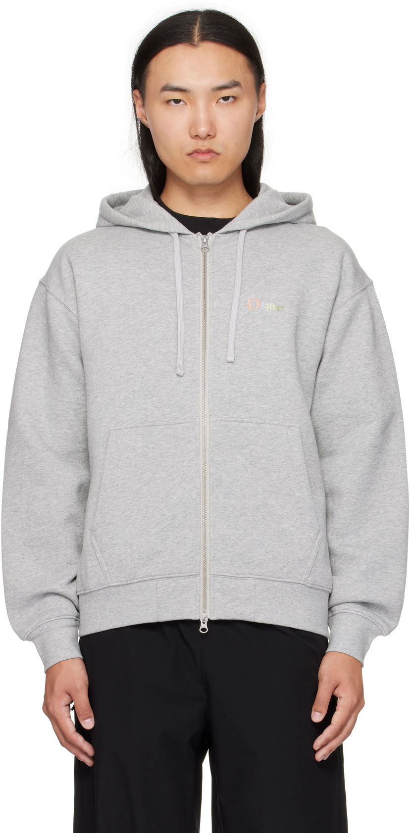 Суитчър Dime Dime Friends Zip Hoodie Сиво | DIMEFA2552GRY