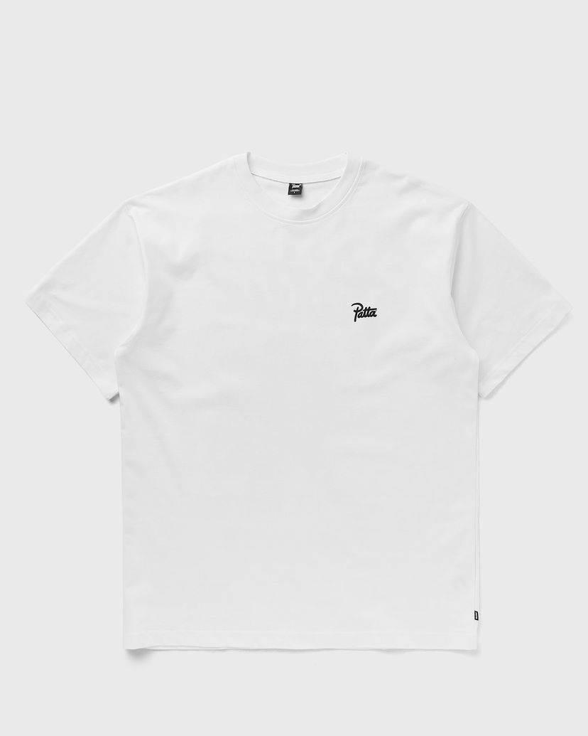 Тениска Patta T-Shirt Script Logo Бяло | POC-BW24-1000-290-0275-002