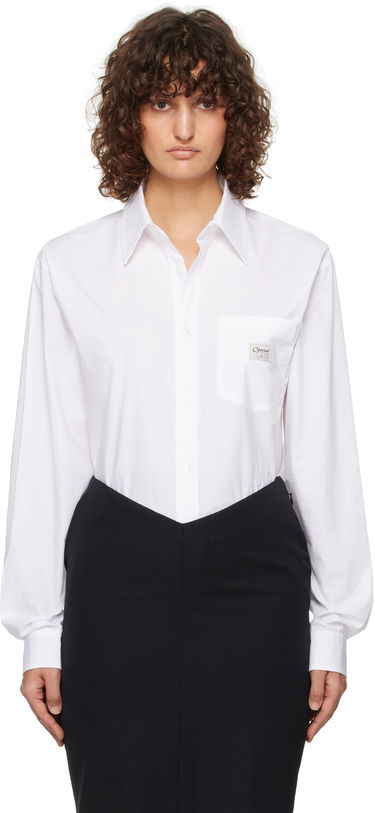 Риза Coperni Poplin Shirt Bodysuit Бяло | COPCH45F2010, 0