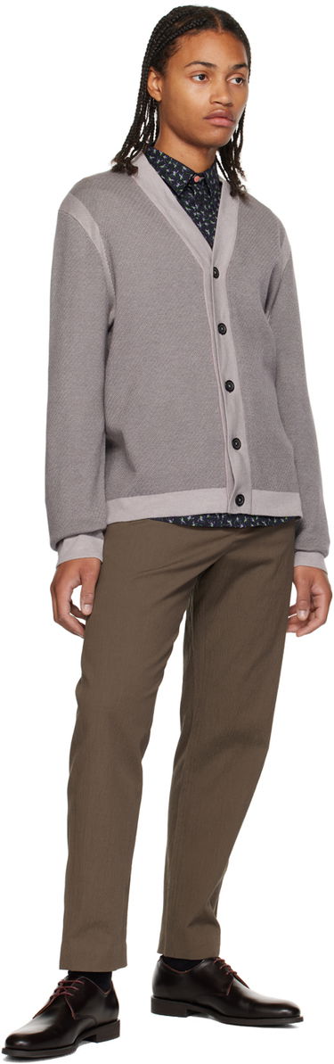 Пуловер Paul Smith PS Paul Smith Broad Stripe Cardigan Лилаво | M2R-213YE-L21864-51, 3