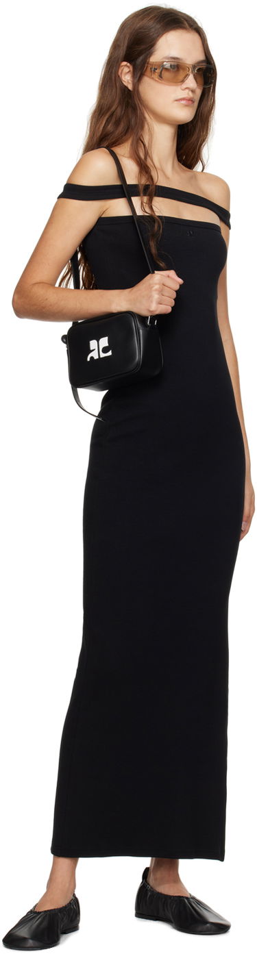 Чанта през рамо Courrèges Courrèges Reedition Camera Bag Черно | PERGSA061CR0065, 3