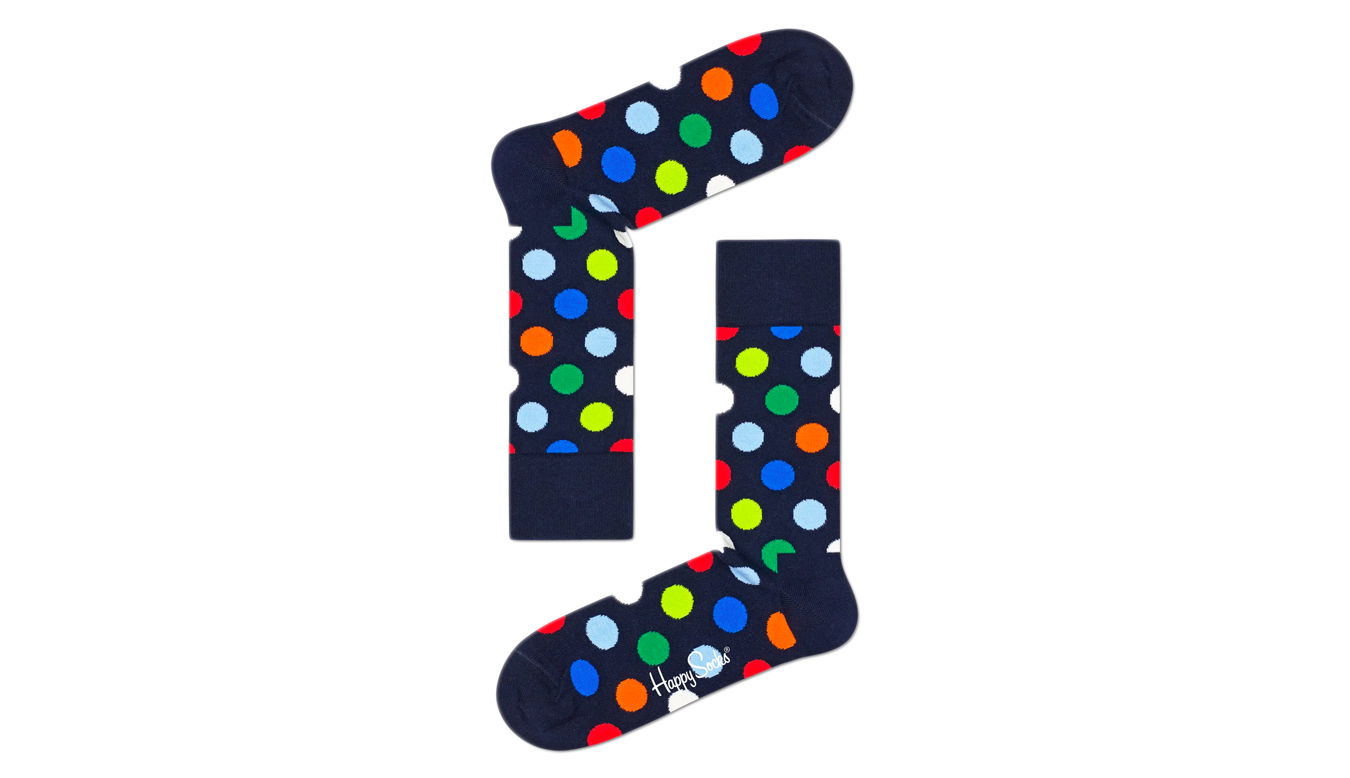 Чорапи Happy Socks Big Dot Sock Черно | BDO01-6550, 1