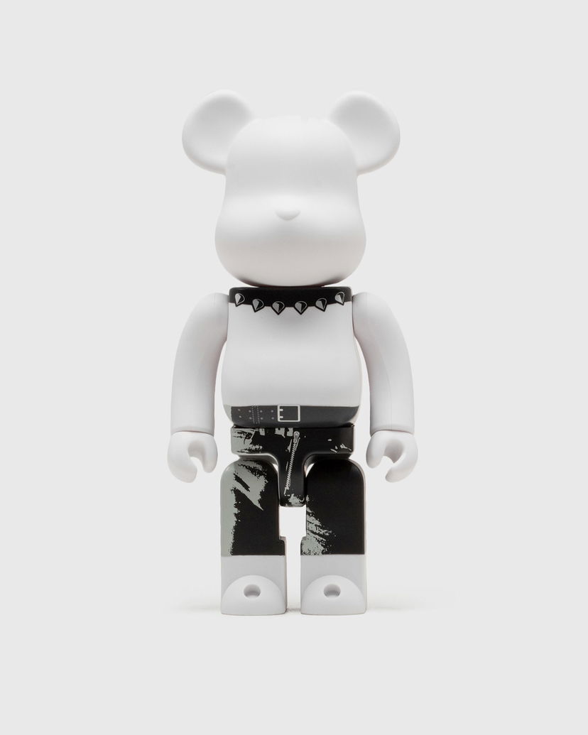 Колекционерско Medicom Toy ANDY WARHOL X THE ROLLING STONES STICKY FINGERS 1000% BE@RBRICK Figure Бяло | MED1264