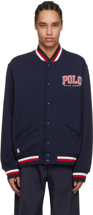 Яке бомбър Polo by Ralph Lauren Ralph Lauren Vintage Fleece Bomber Jacket Тъмно синьо | 710964468001, 0