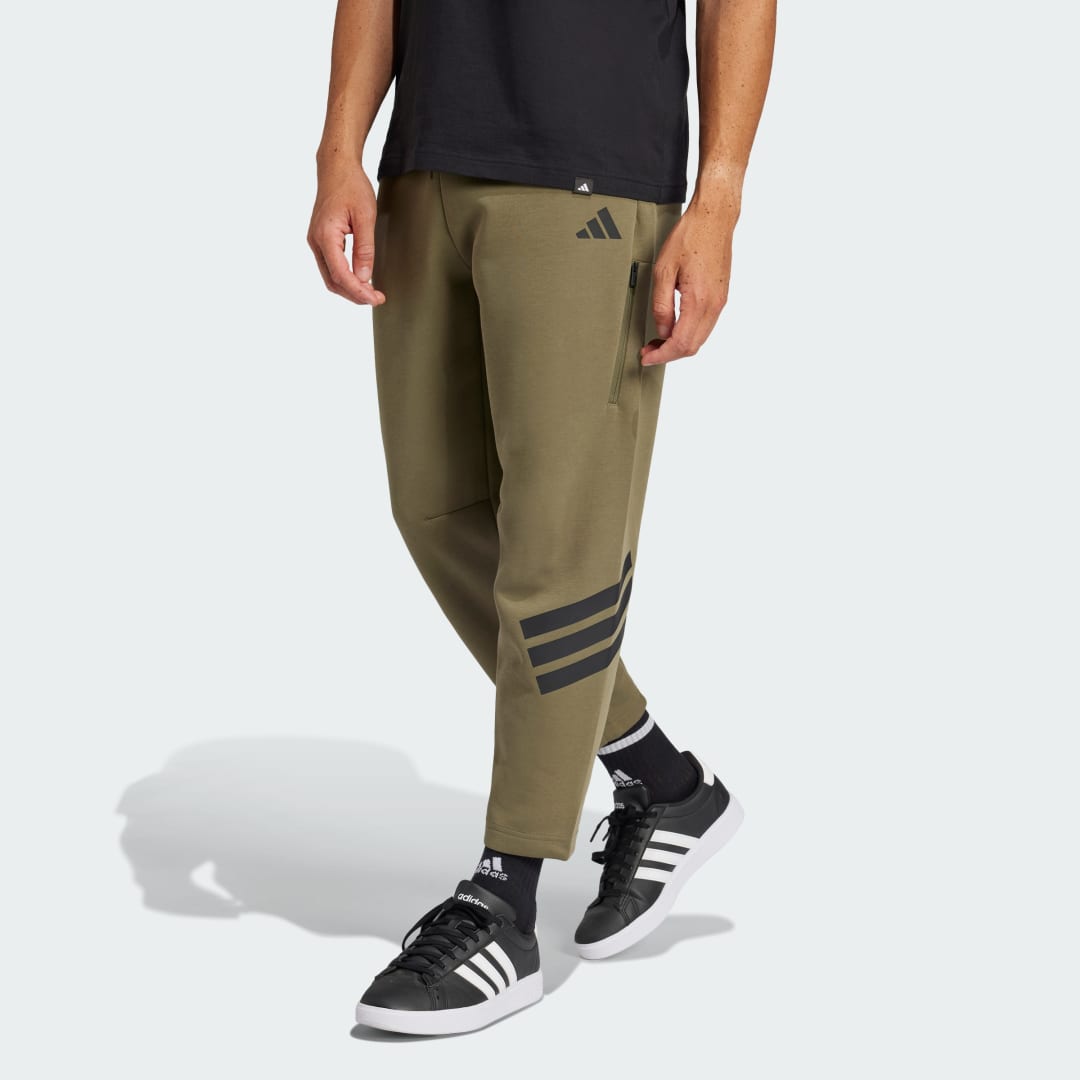 Спортни панталони adidas Performance Men's Fleece Training Pants Зелено | JD4891, 0