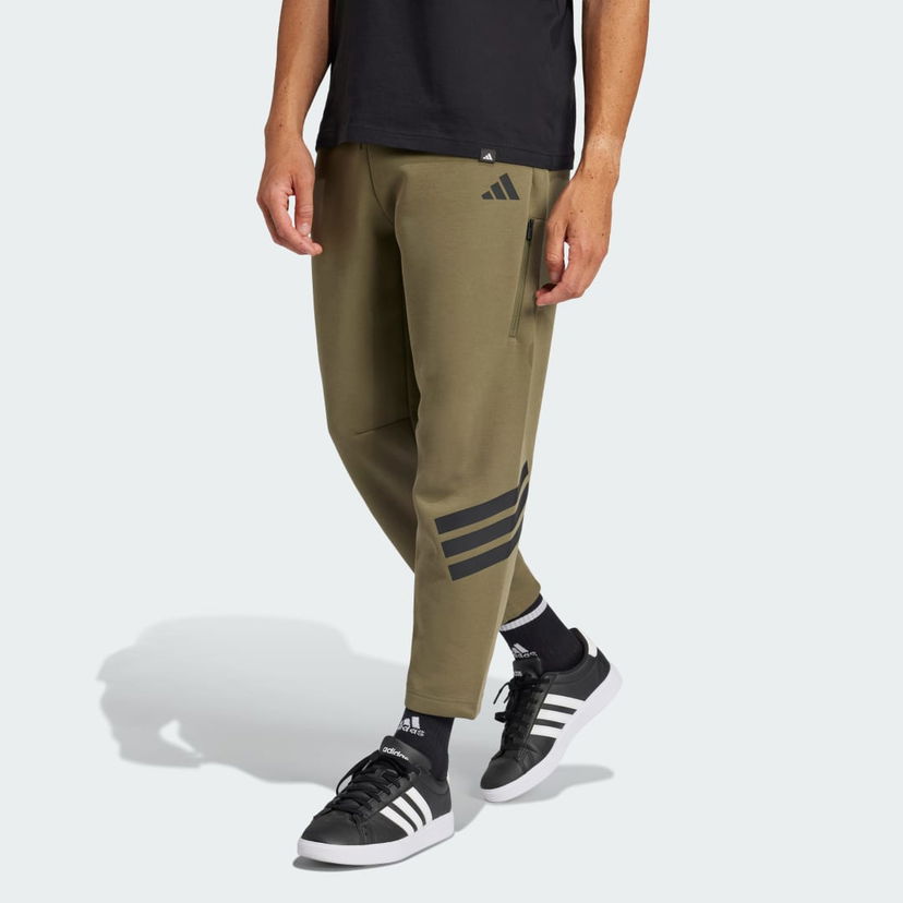 Спортни панталони adidas Performance Men's Fleece Training Pants Зелено | JD4891