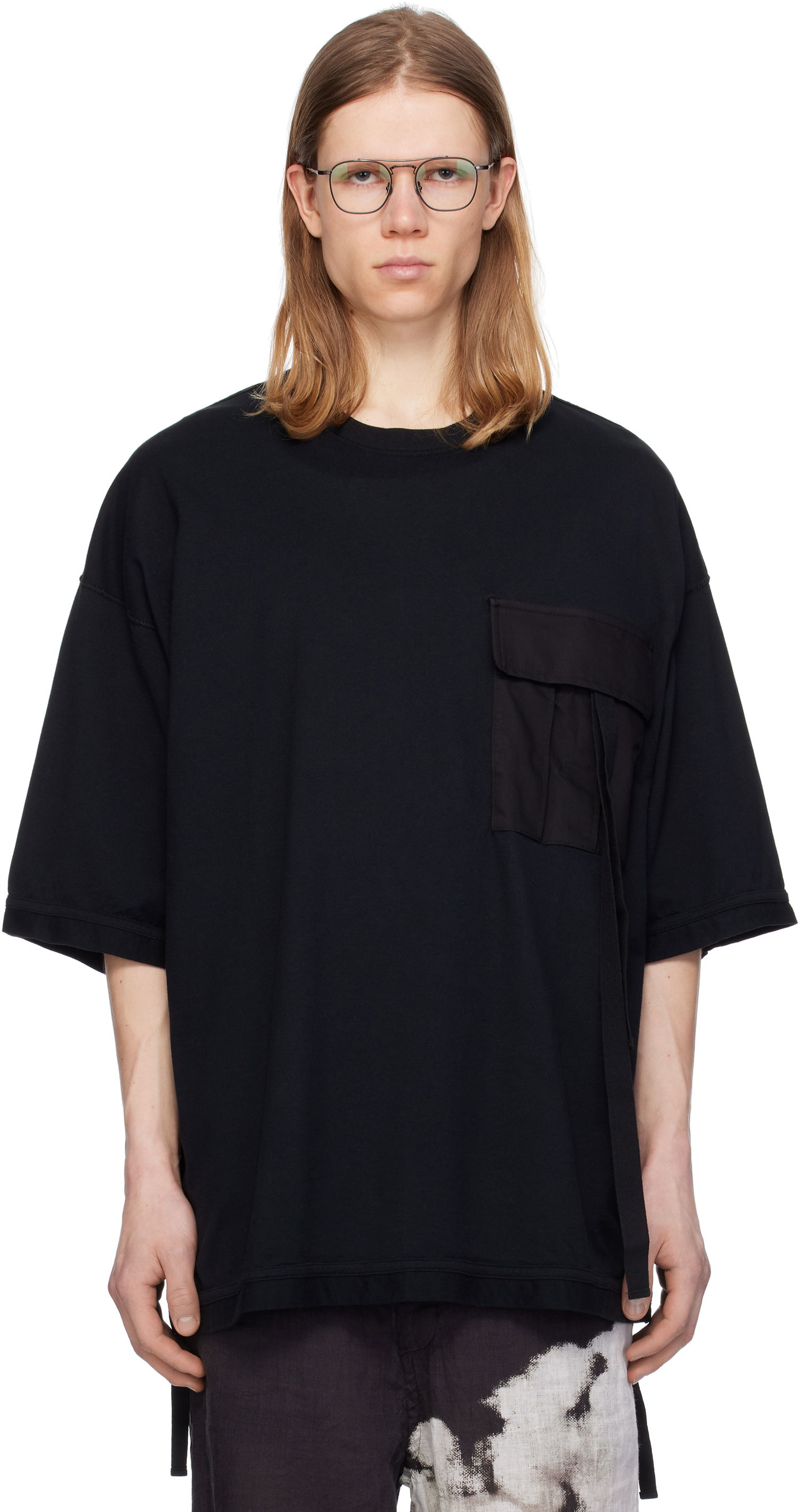 Тениска UNDERCOVER UNDERCOVER Pocket T-Shirt Черно | UP1E4806, 0