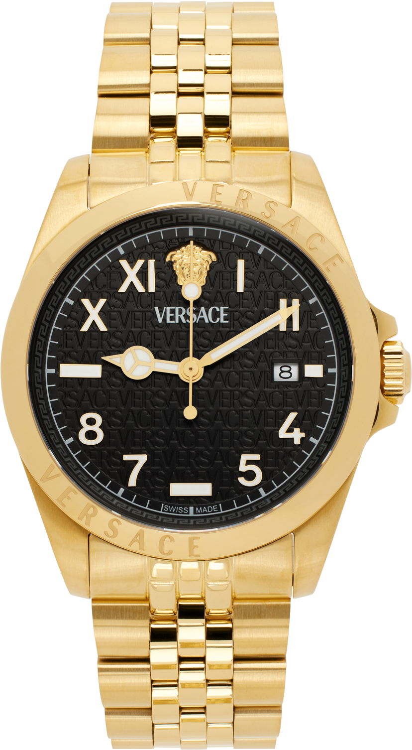 Часовник Versace Gold-Tone Anteo Watch Металик | VE9H00624