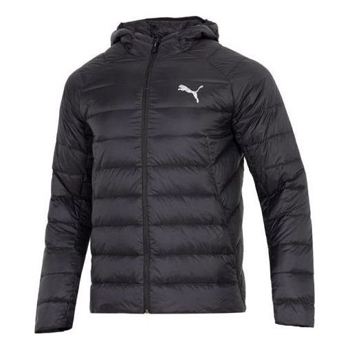 Пухо яке Puma Men's Hooded Winter Jacket Черно | 672911-01