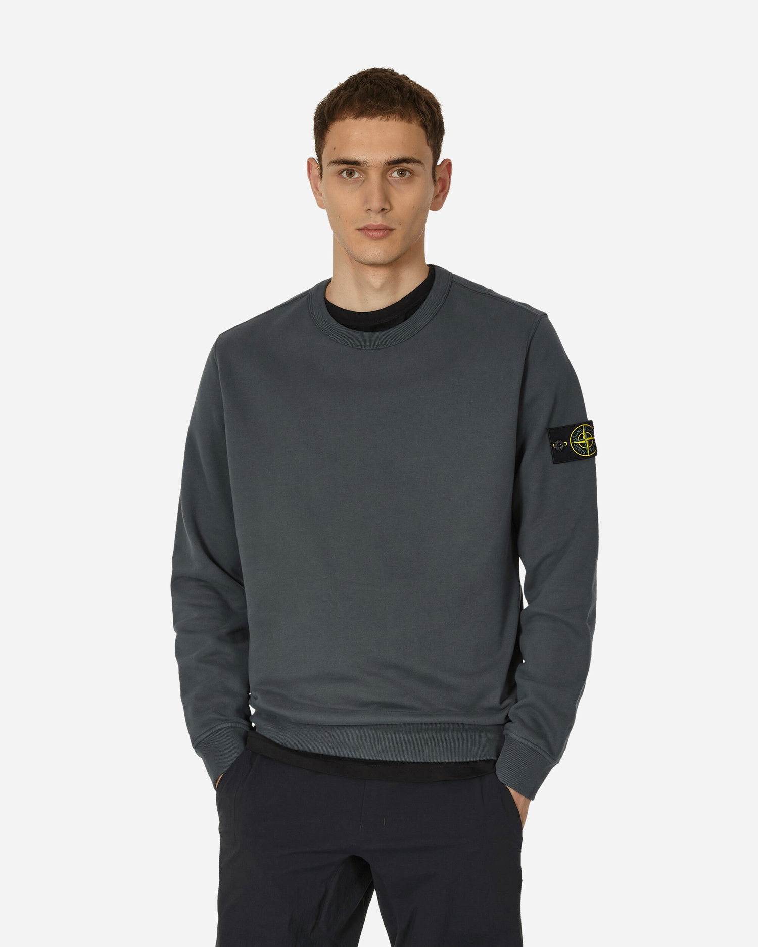 Суитчър Stone Island Garment Dyed Сиво | 791562420 V0062, 0