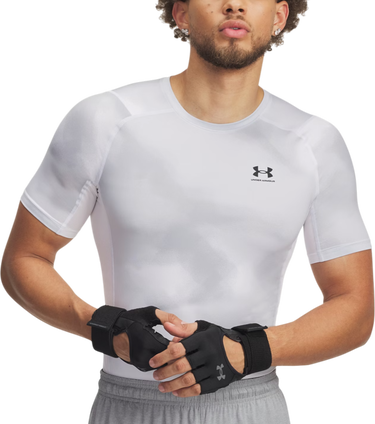 Тениска Under Armour HG Armour Printed Short Sleeve T-Shirt Бяло | 1383321-101, 0