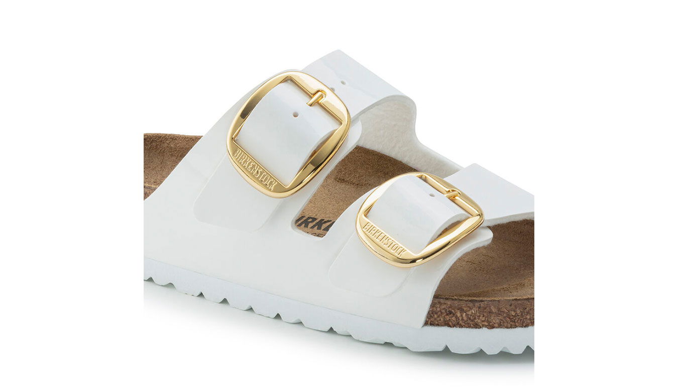 Кецове и обувки Birkenstock Madrid Big Buckle Birko-Flor Бяло | 1019818, 1