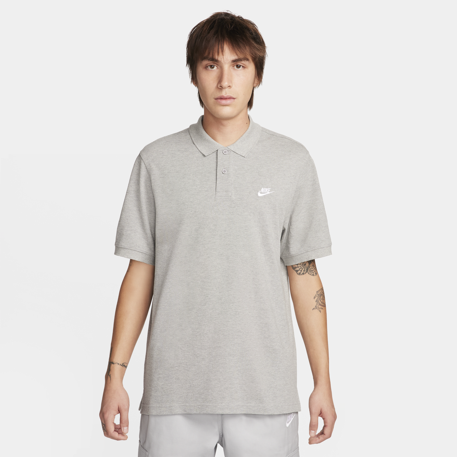 Поло тениска Nike Club Polo Сиво | FN3894-063, 0
