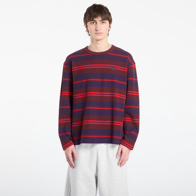 Striped Graphic Long-Sleeve T-Shirt