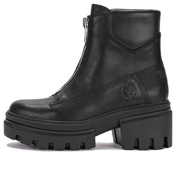 Кецове и обувки Timberland Timberland Everleigh Front-Zip Boots Черно | A5YJV