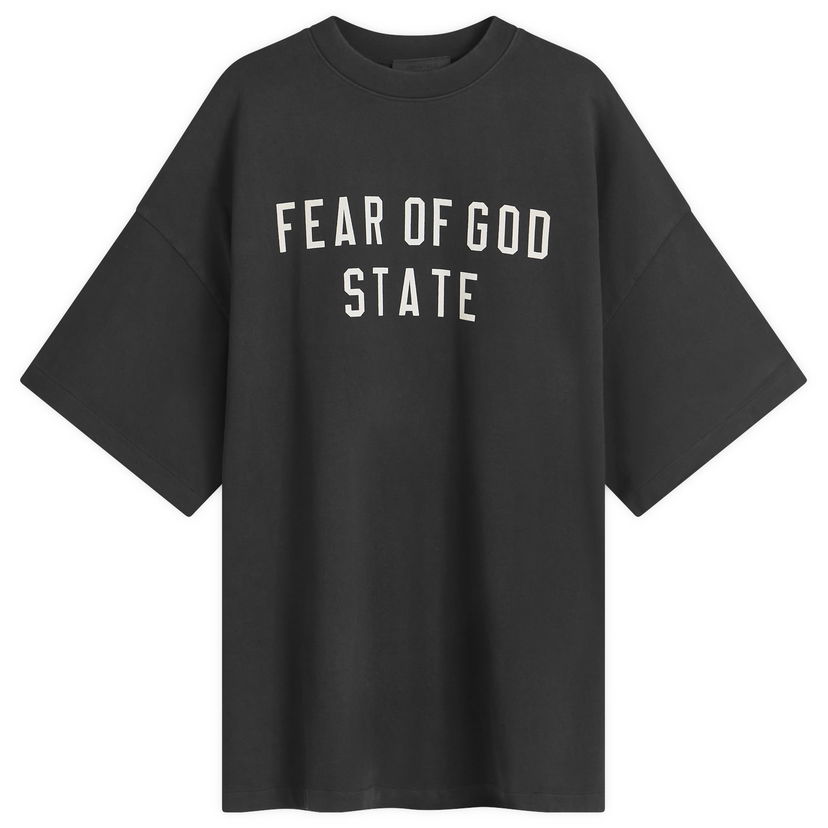 Тениска Fear of God Heavy Crewneck T-Shirt Черно | 125BT242000F