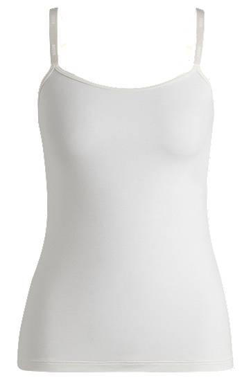 Сутиен BOSS Stretch Jersey Underwear Vest Бяло | 50515379, 0