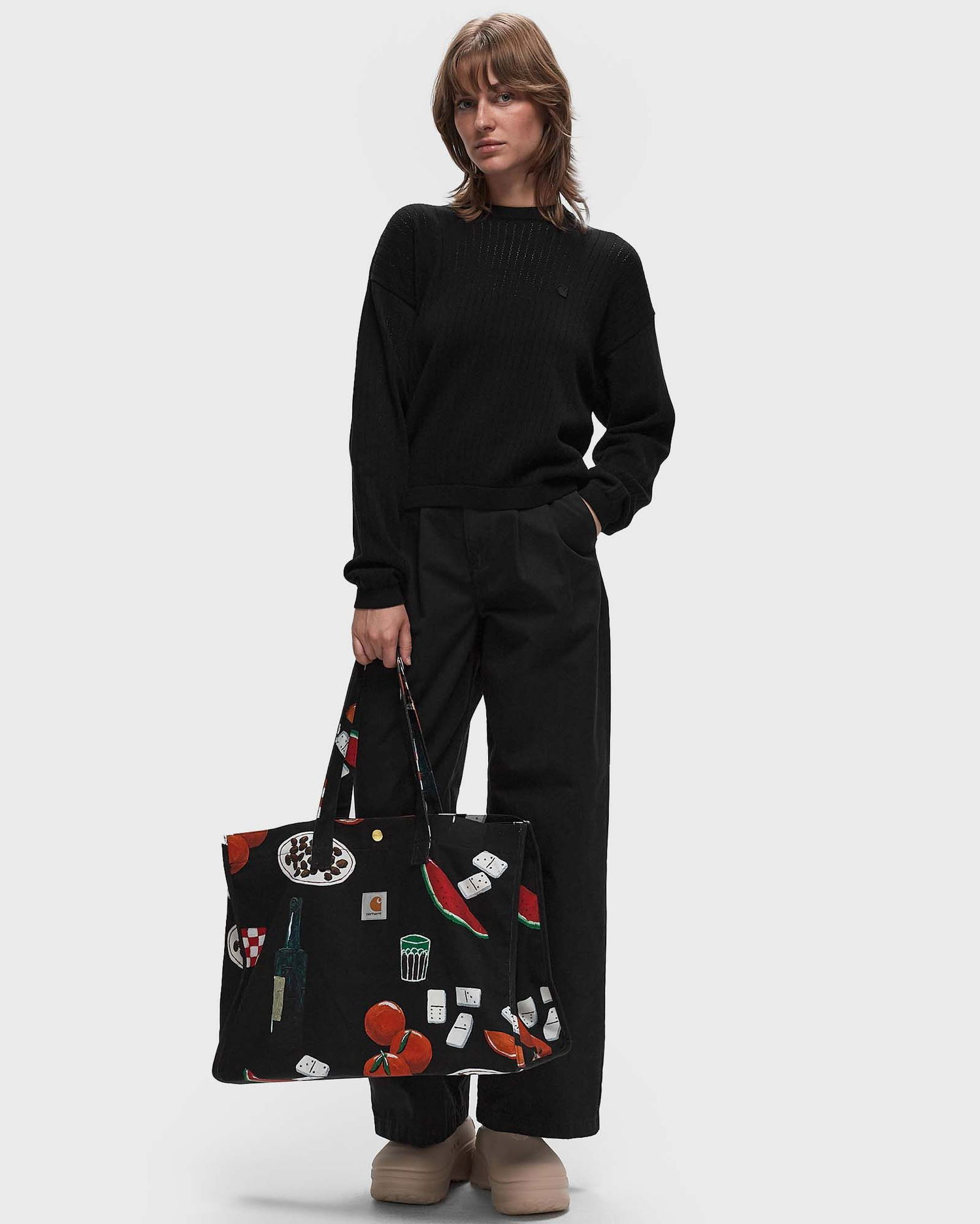 Пуловер Carhartt WIP WMNS Norlina Sweater Черно | I033716-89.XX, 1
