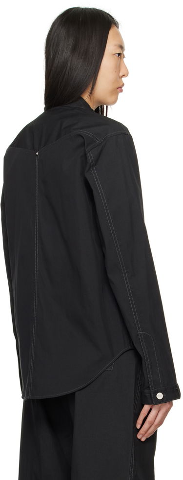 Риза Dion Lee Rivet Denim Jacket Черно | C5040PS24, 2