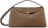 TOTEME T-Lock Suede Top Handle Bag